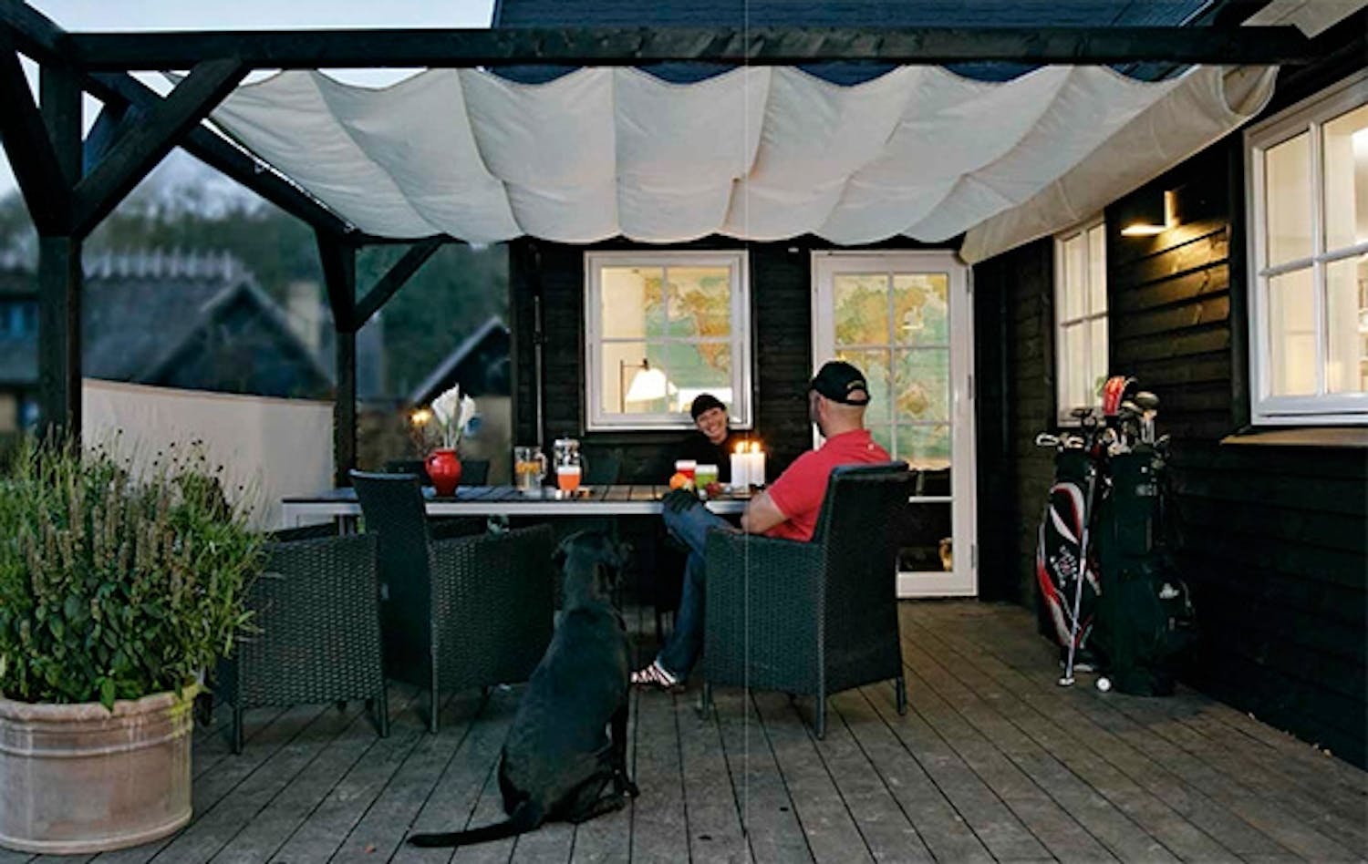 Segelduk Segelduk: Pergola med segelduk